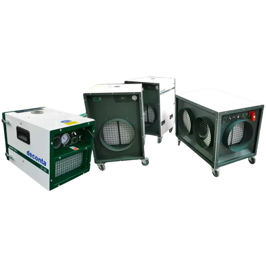 Collection of negative pressure unit model Green Dec G50, G100, G200, G300, G400, G500.