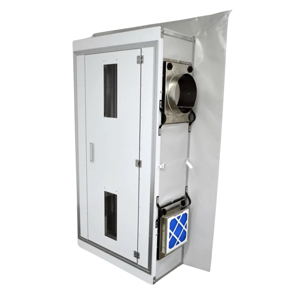 Deconta smart door single door unit for setting up an isolated area.